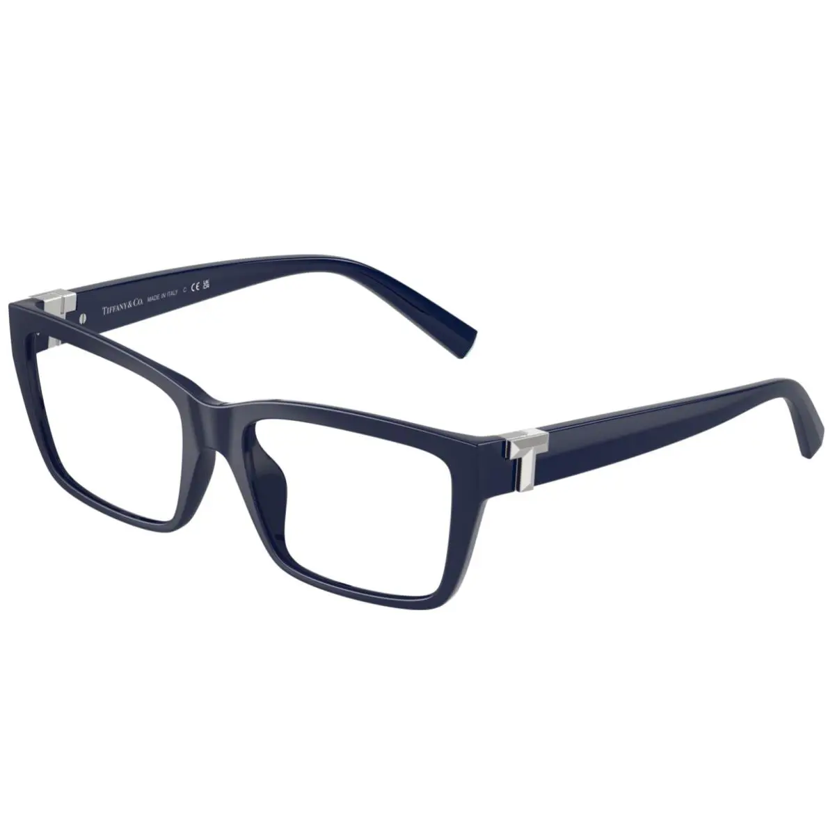 Tiffany Eyeglasses Glasses TF 2256U 8396 Polished Navy Blue 54mm with Case by Tiffany & Co.