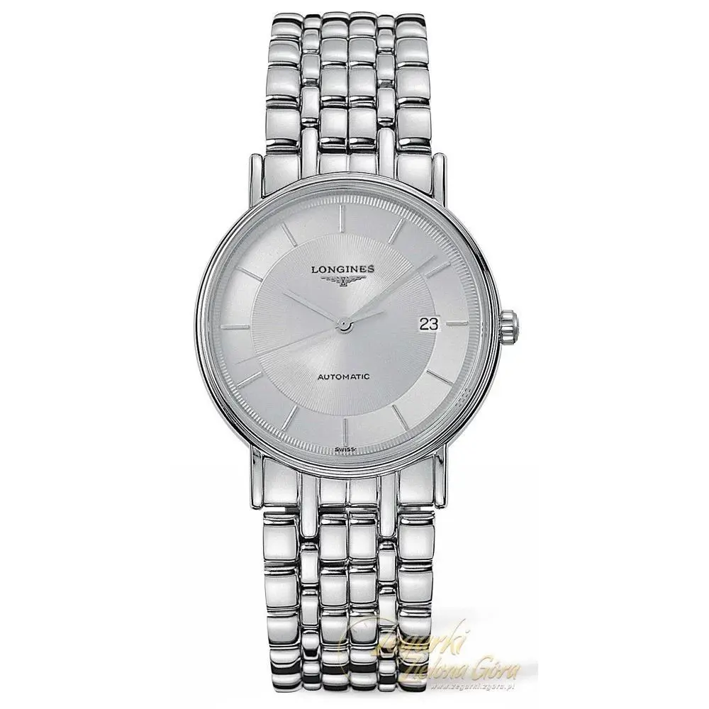Longines Classico Presence Automatic 34.5 mm Women Watch L4.821.4.78.6 - Dial: Gray, Band: Silver, Bezel: Silver