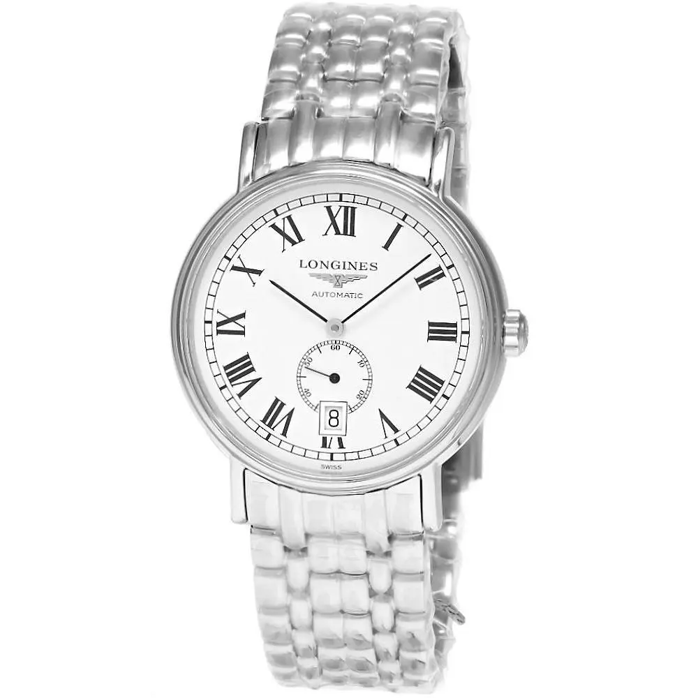 Longines Presence Automatic 38MM White Dial SS Men`s Watch L4.904.4.11.6