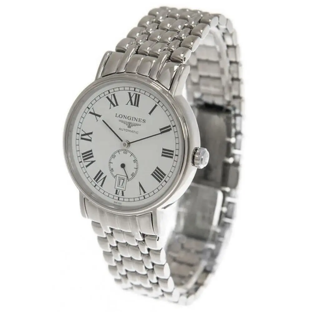 Longines Presence Automatic Stainless Steel White Dial Mens Watch L4.904.4.11.6