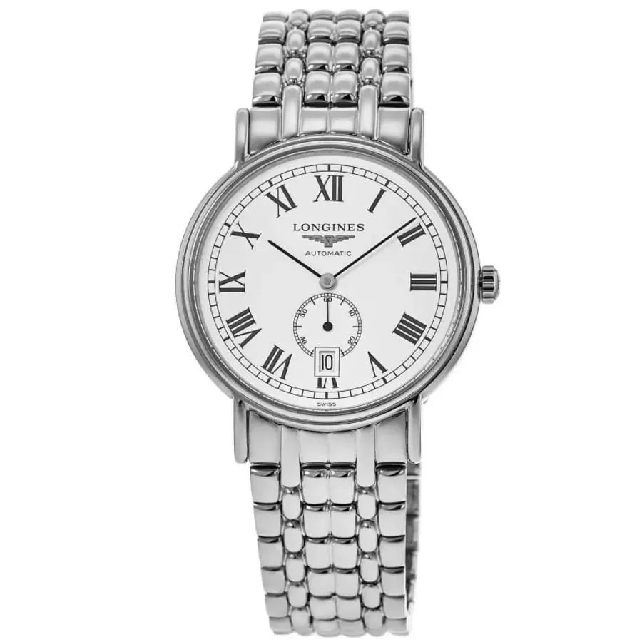 Longines Presence Automatic White Dial Stainless Men`s Watch L4.904.4.11.6