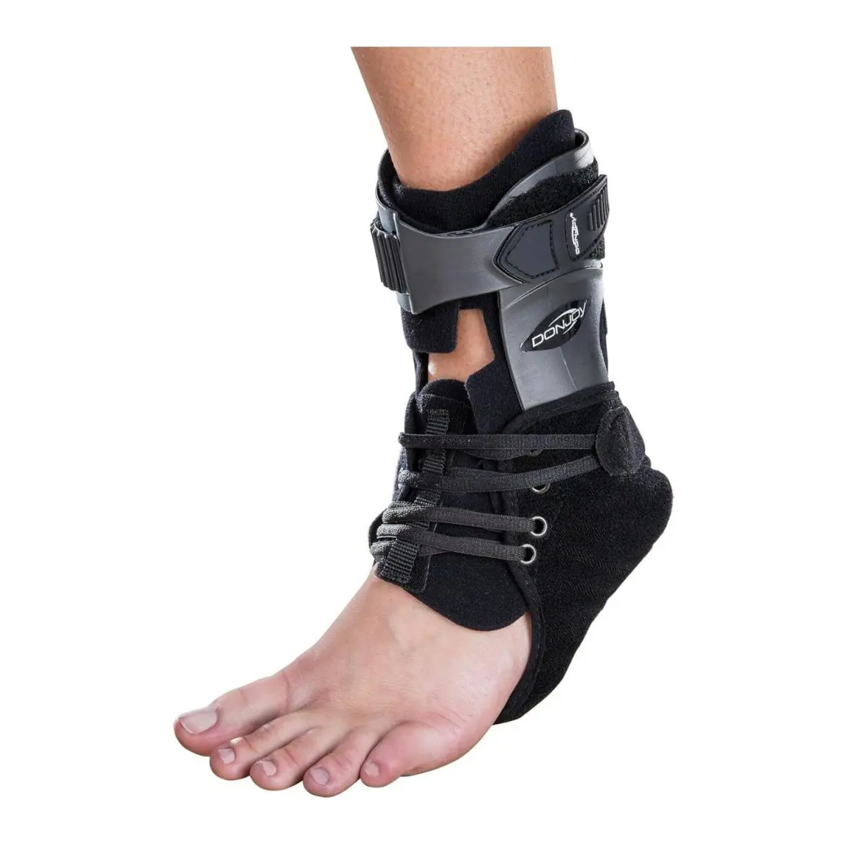 Donjoy Velocity Medium Extra Support Ankle Brace Wide Size Left Calf Black