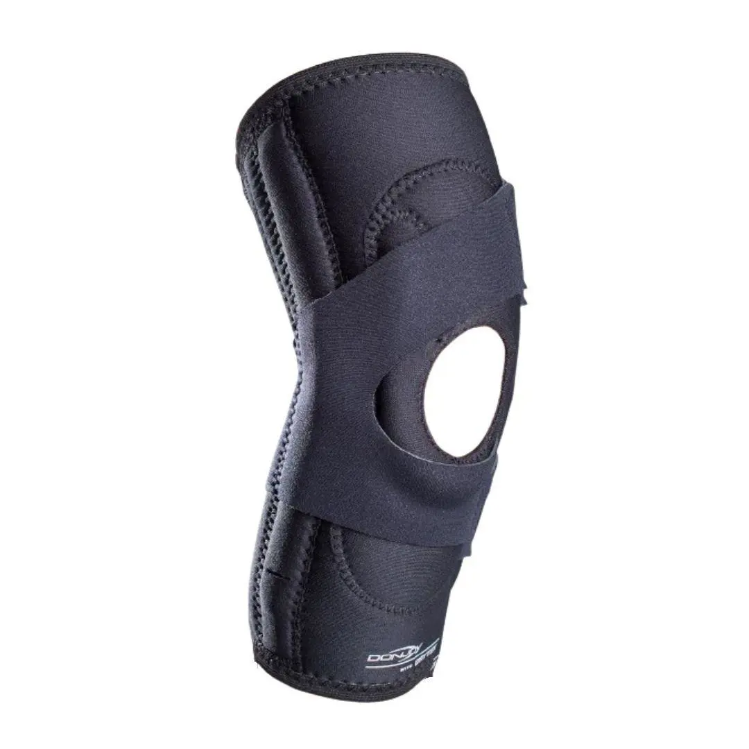 Donjoy Drytex Lateral J Buttress Patella Large Size Knee Support Brace Black