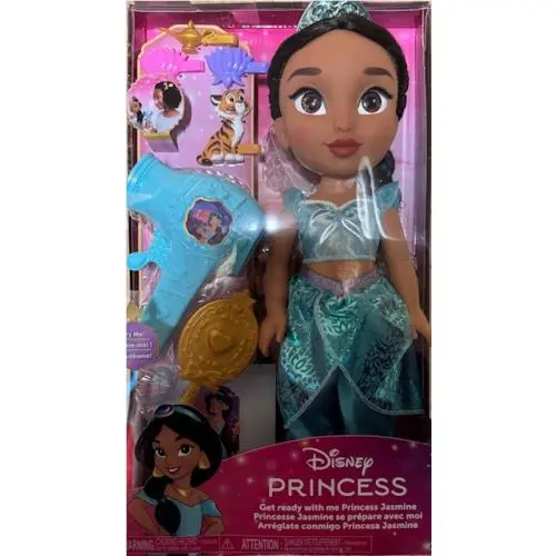 Disney Princess Jasmine Large Doll Hair Play Set Get Ready with Me