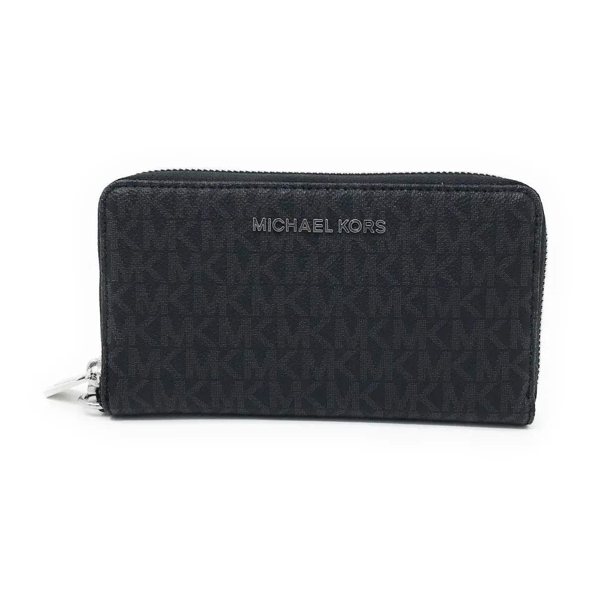 Michael Kors Jet Set Large Signature Logo Smartphone Wallet Black