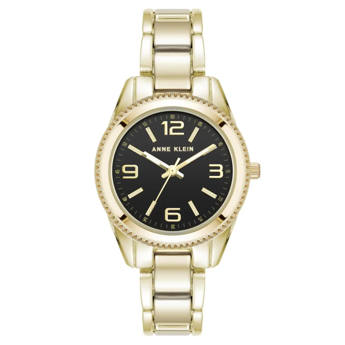 Anne Klein AK-5210BYGB Womens Burgundy Gold-tone Quartz Bracelet Watch