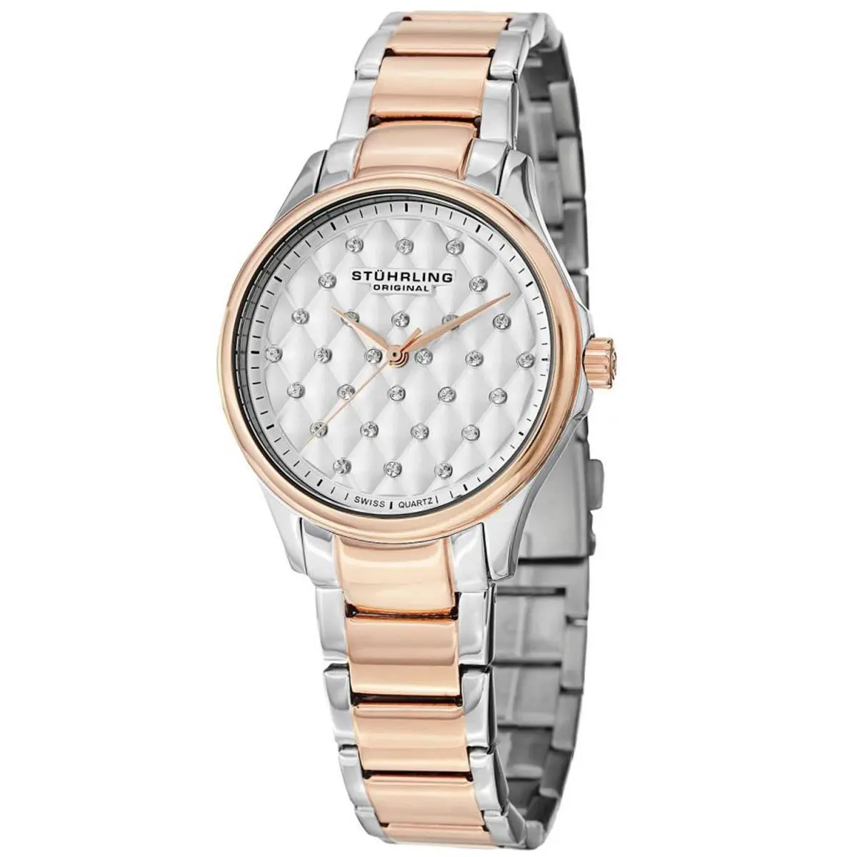 Stuhrling Women`s Symphony Silver Dial Watch - 567.03 by Stührling