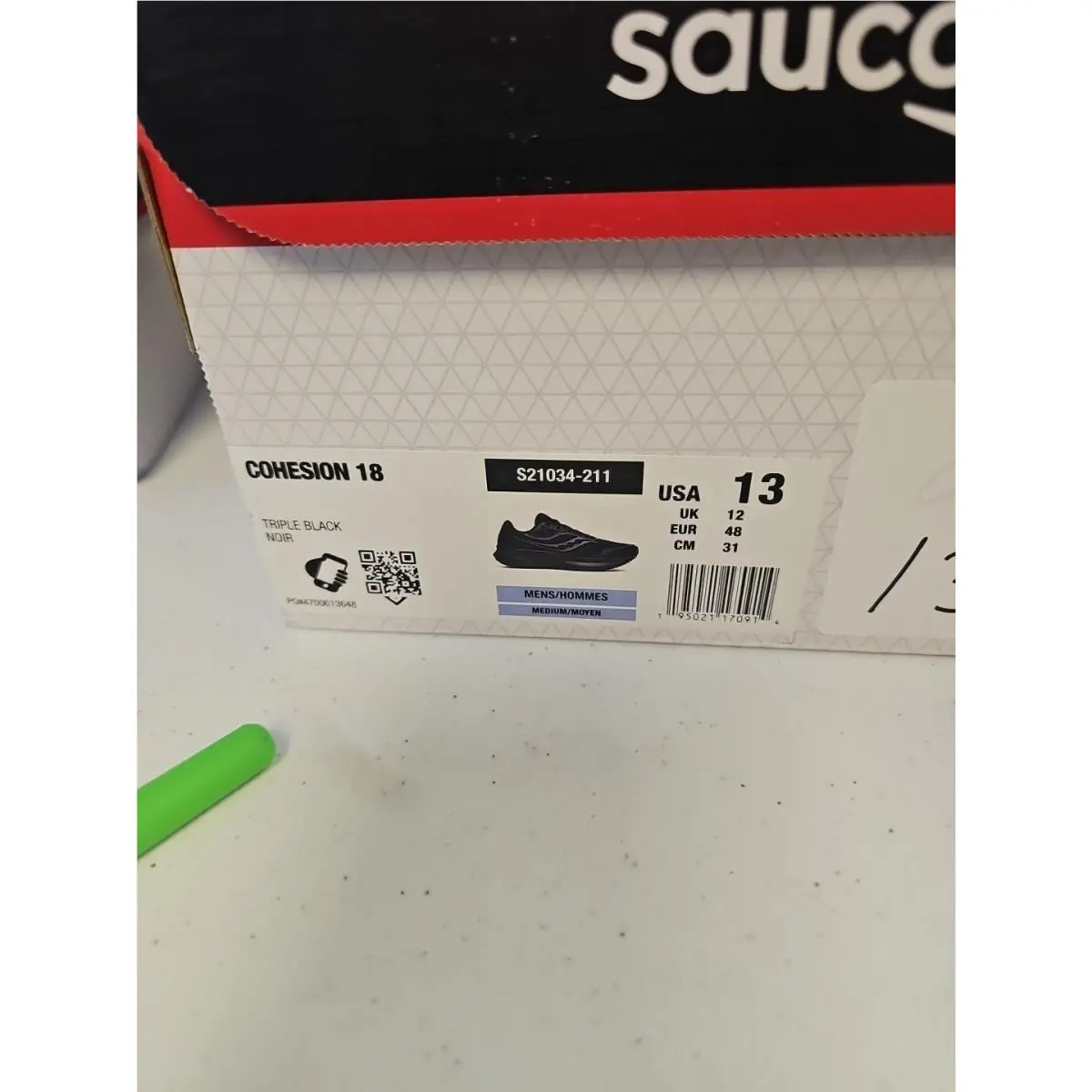 Saucony shoes - Saucony Cohesion 18 - Cohesion - S21034-211 - Black/Black/Black 5