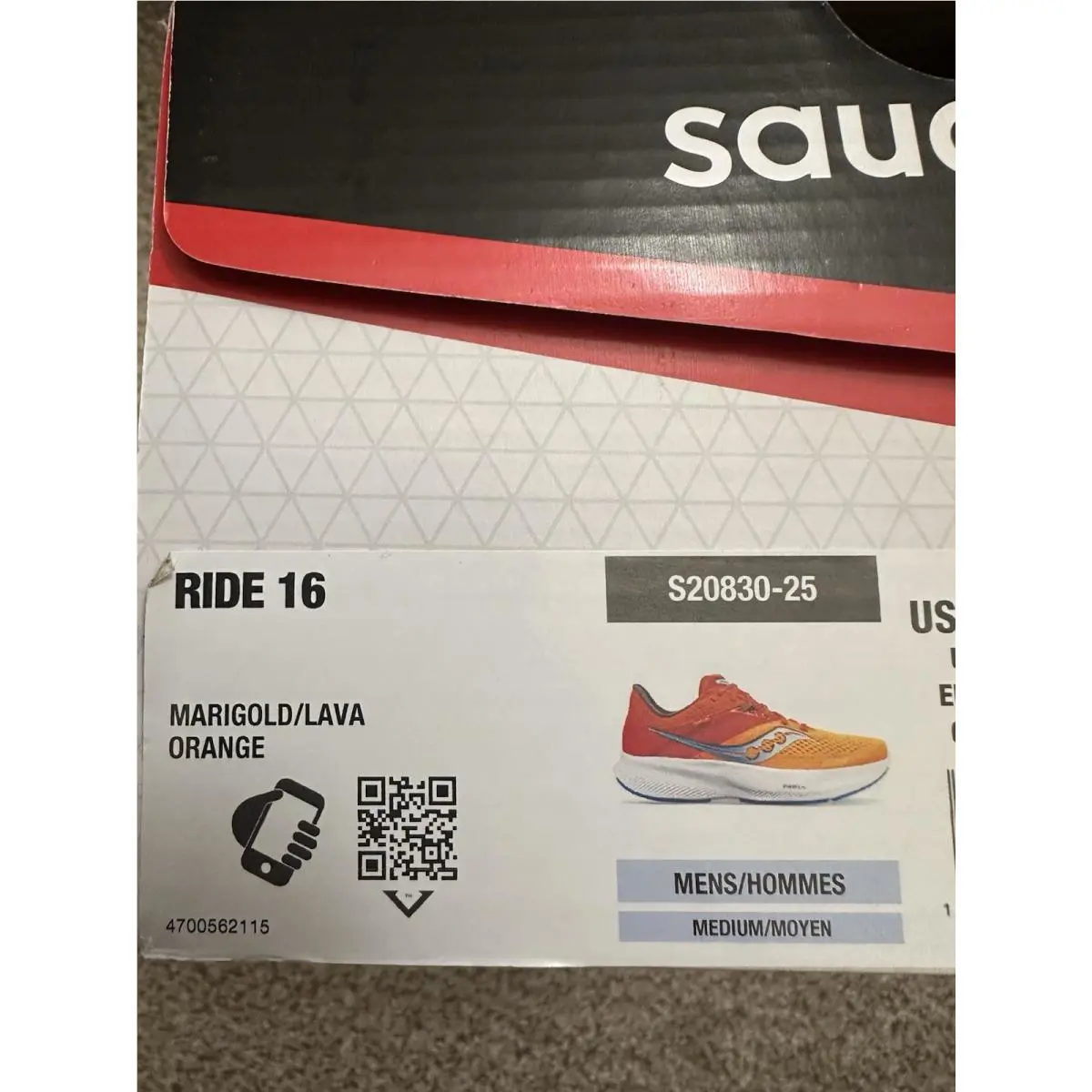Saucony shoes - Saucony Ride 16 - Ride - S20830-25 - Orange 7