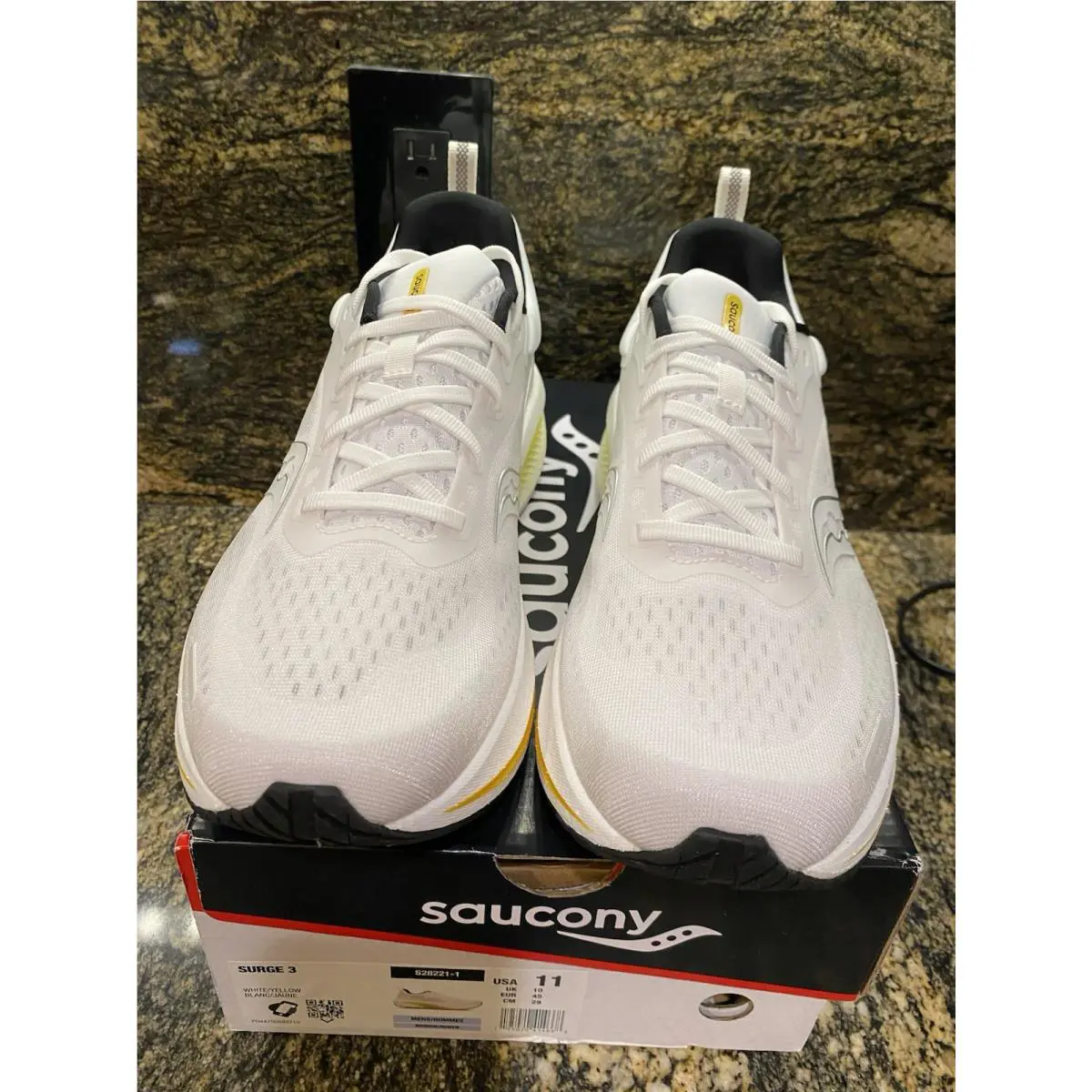 Saucony shoes - White/Yellow 0