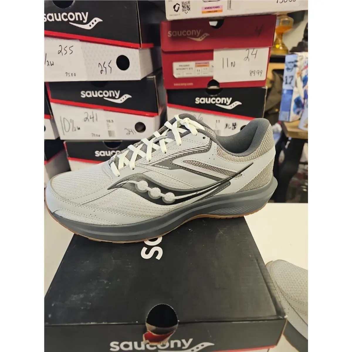 Saucony shoes - cohesion 17 - cohesion - S20944-116 - Gray 0