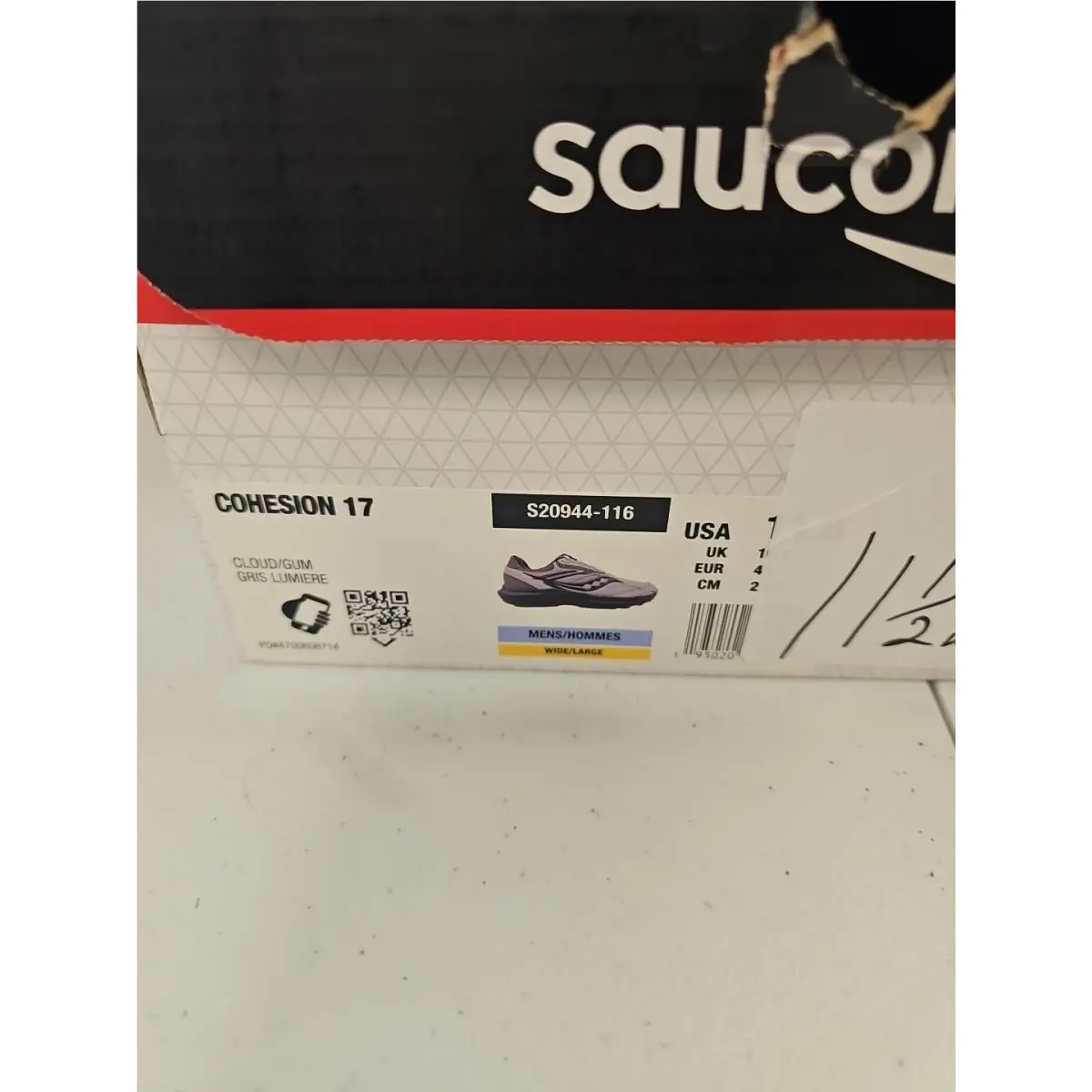 Saucony shoes - cohesion 17 - cohesion - S20944-116 - Gray 1