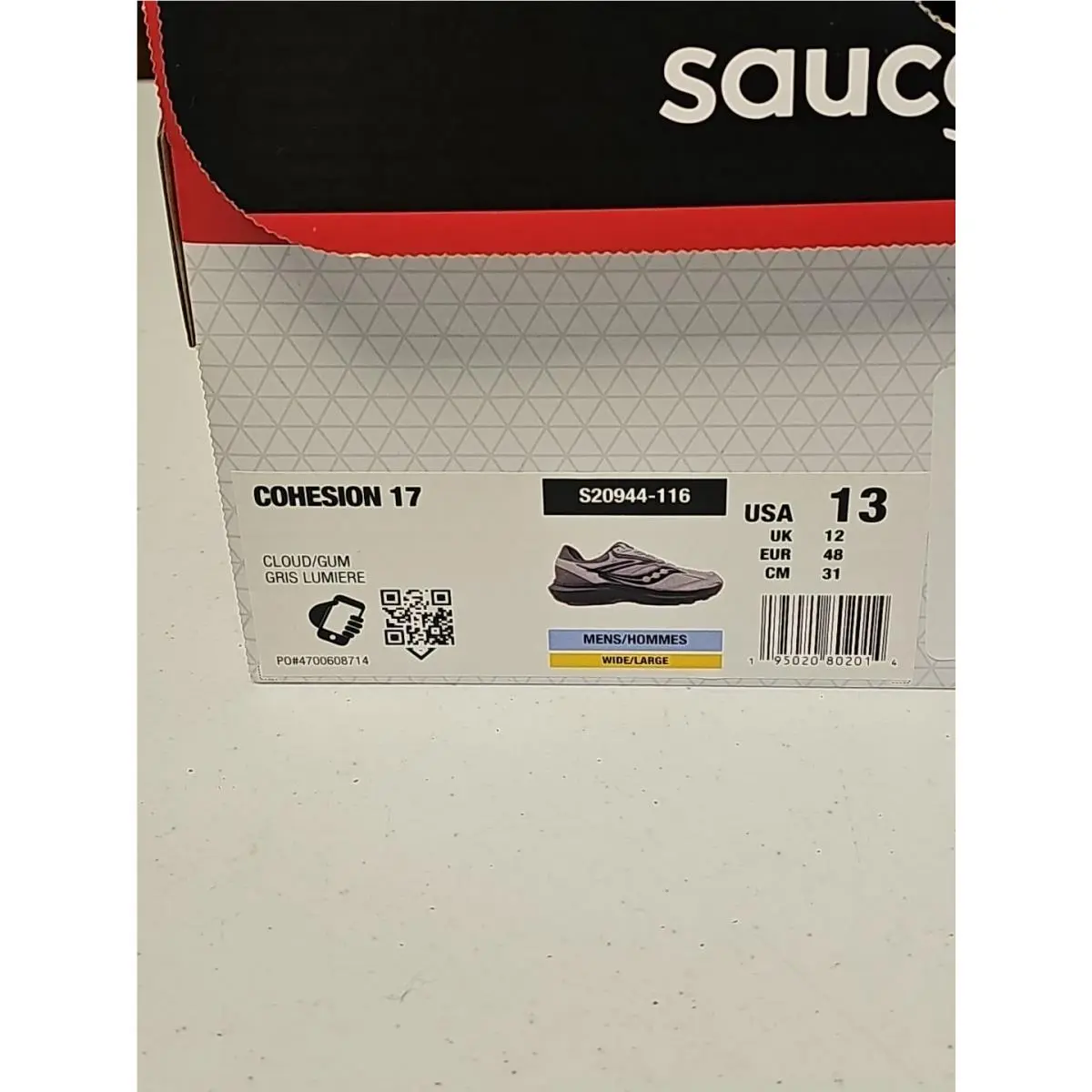 Saucony shoes - cohesion 17 - cohesion - S20944-116 - Gray 5