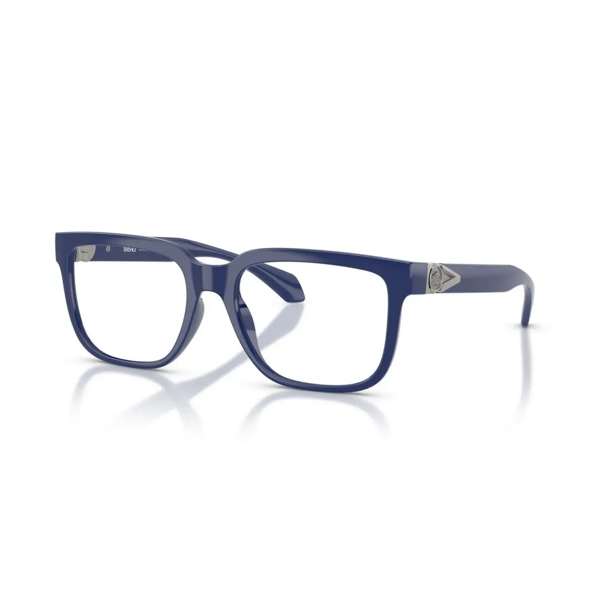 Versace VE3377U 5450 Eyeglasses 55mm Solid Blue / Clear Demo Lens