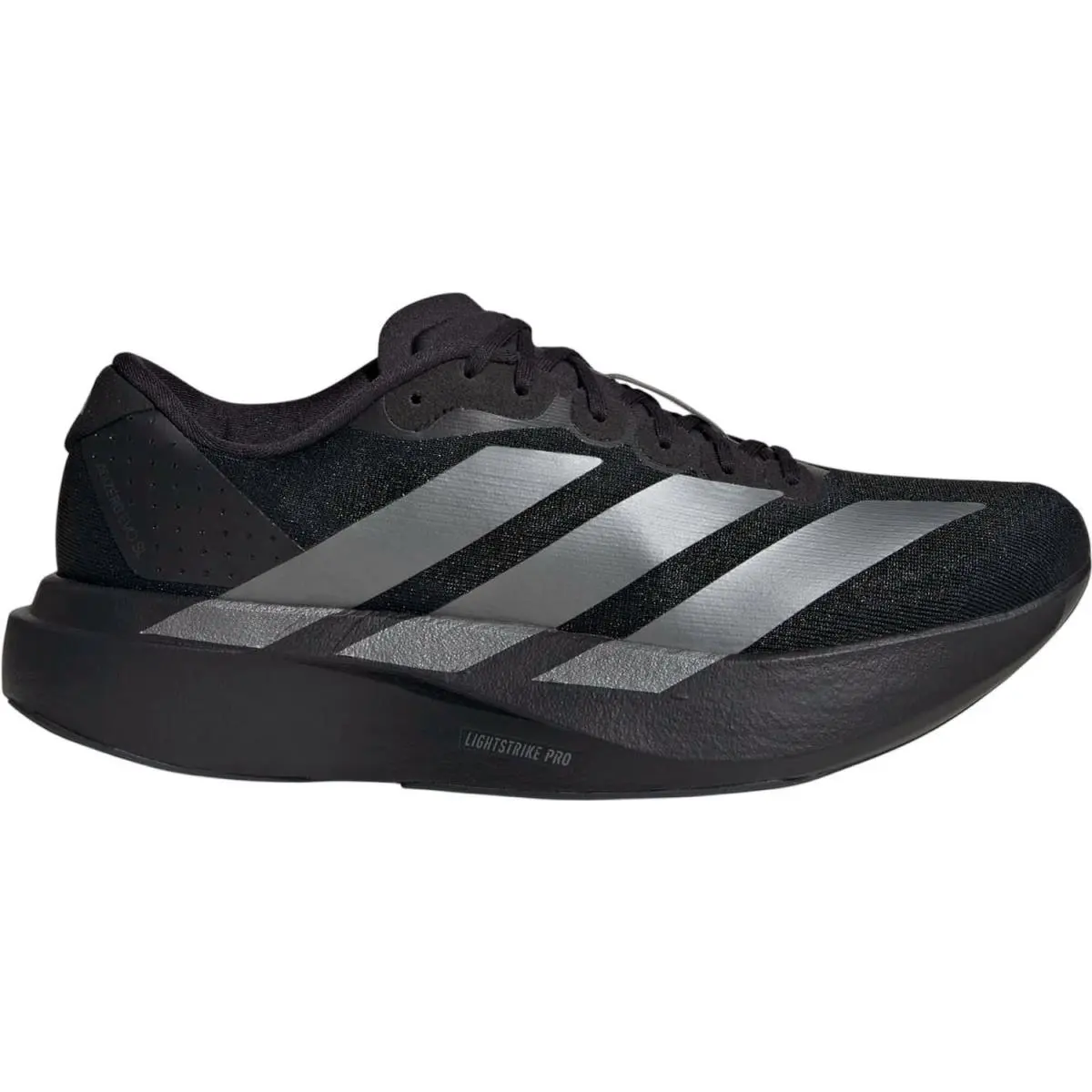 Adidas Womens Adizero Evo Low Top Sneakers - Cblack / Ironmt / Cblack - Black/Iron Metallic/Black