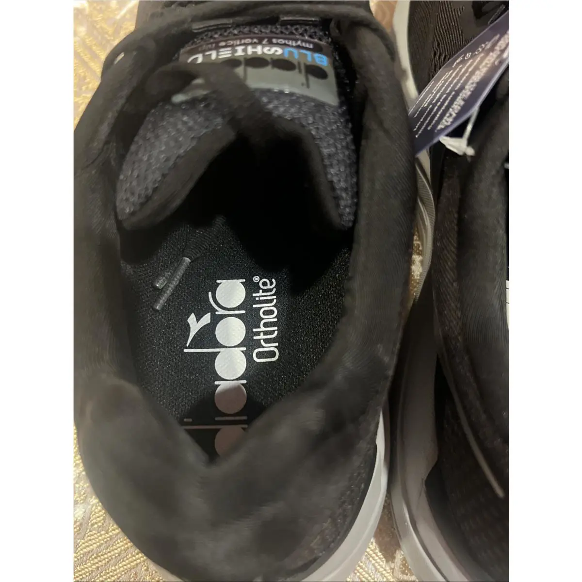 Diadora shoes - Diadora Mythos Blushield 7 Vortice Running - 101178055-C0787 - White / Black / Turkish Sea (UPC: 0193867804222) 11