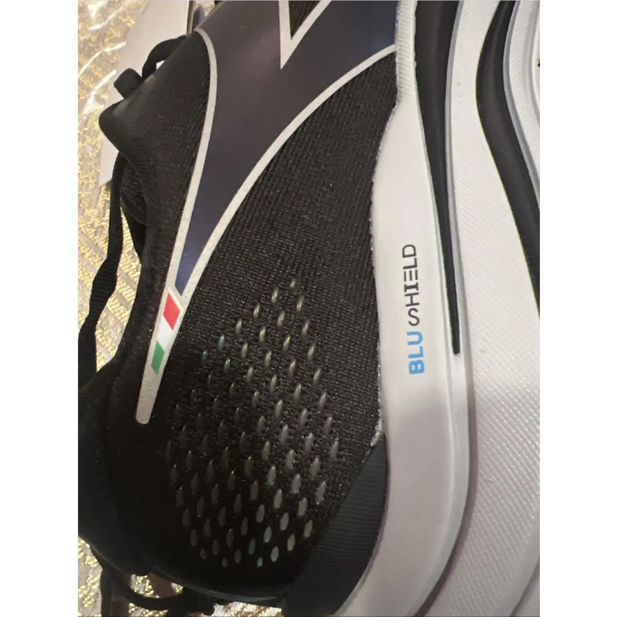 Diadora shoes - Diadora Mythos Blushield 7 Vortice Running - 101178055-C0787 - White / Black / Turkish Sea (UPC: 0193867804222) 14