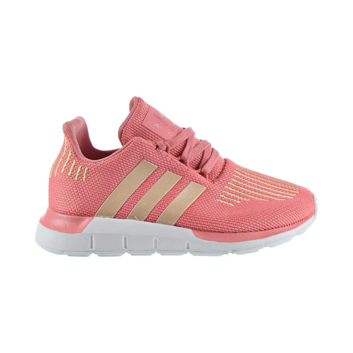 Adidas Swift Run Little Kids` Shoes Tactile Rose-copper Metallic-black EE7106 - Tactile Rose/Copper Metallic/Core Black