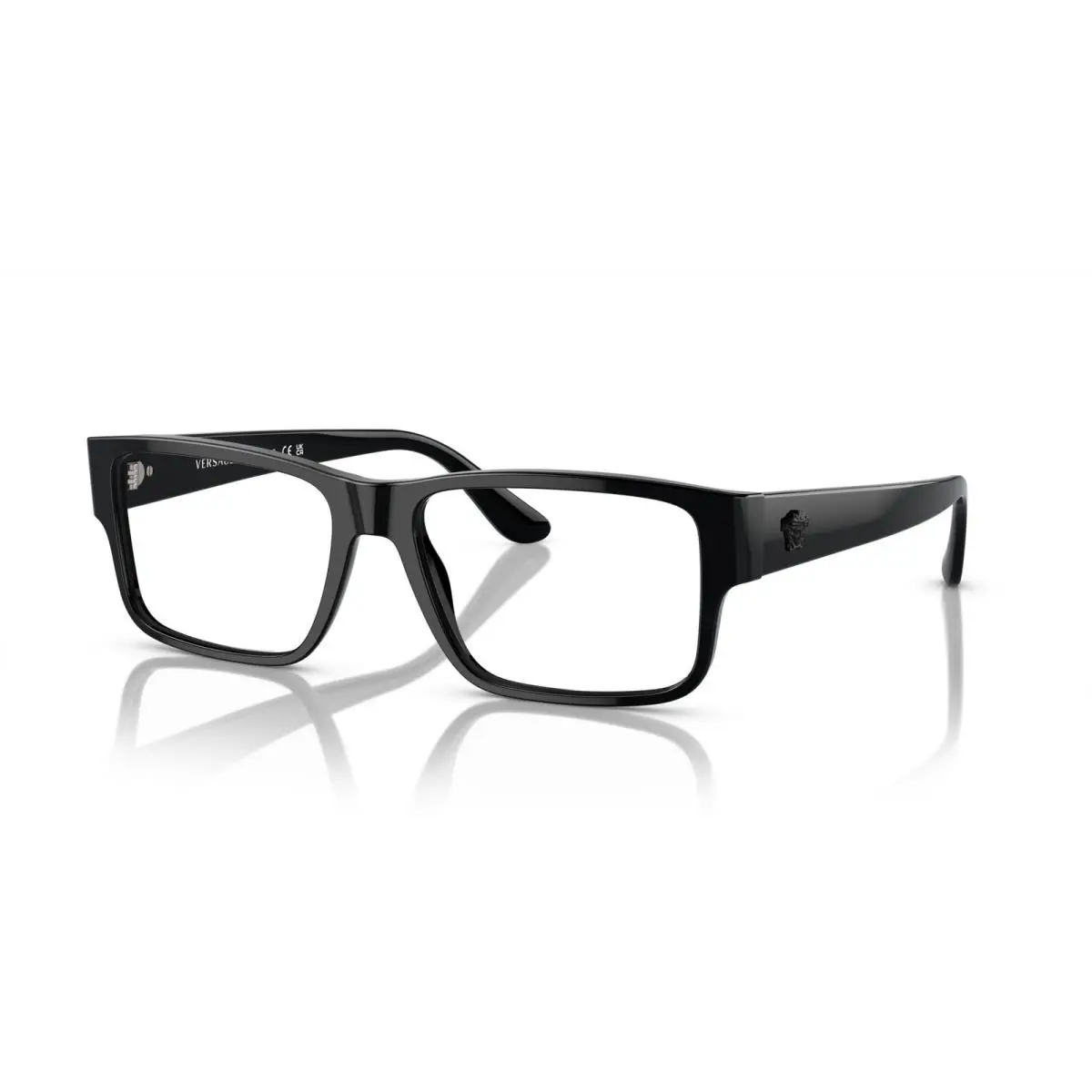 Versace VE3342 GB1 Black Men`s 57 mm Eyeglasses Optical Frame