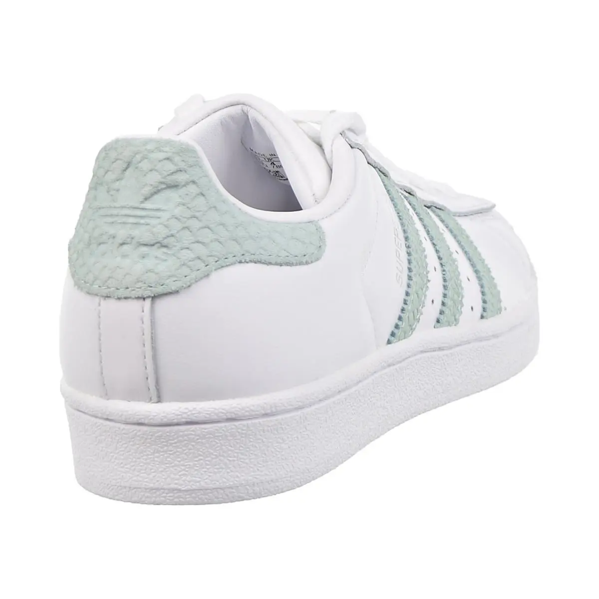 Adidas shoes - b41509 - b41509 - Footwear White-Ash Green-Silver Metallic 1