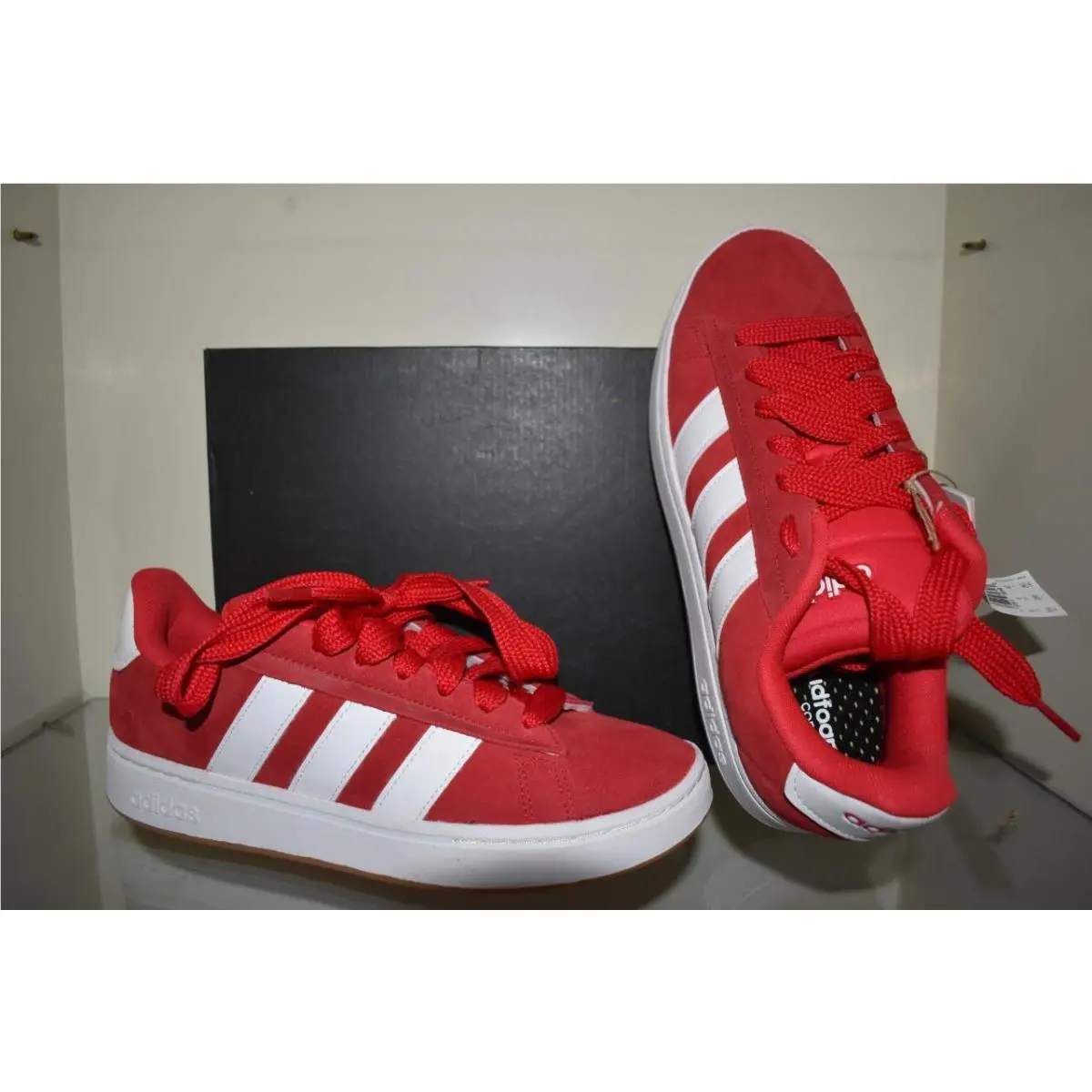 Adidas shoes - adidas Grand Court Alpha - Grand Court Alpha - JR3142 - Red 3