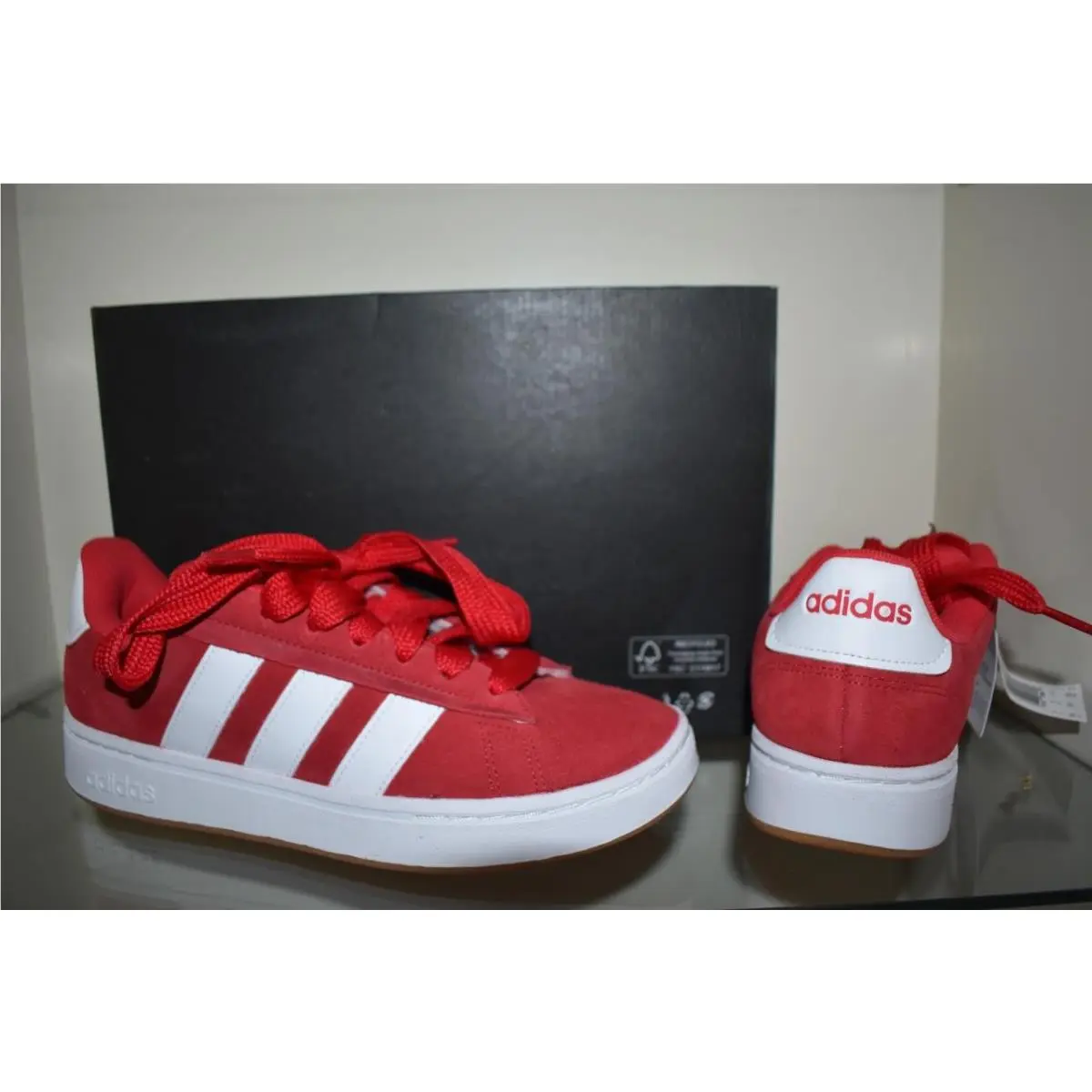 Adidas shoes - adidas Grand Court Alpha - Grand Court Alpha - JR3142 - Red 4