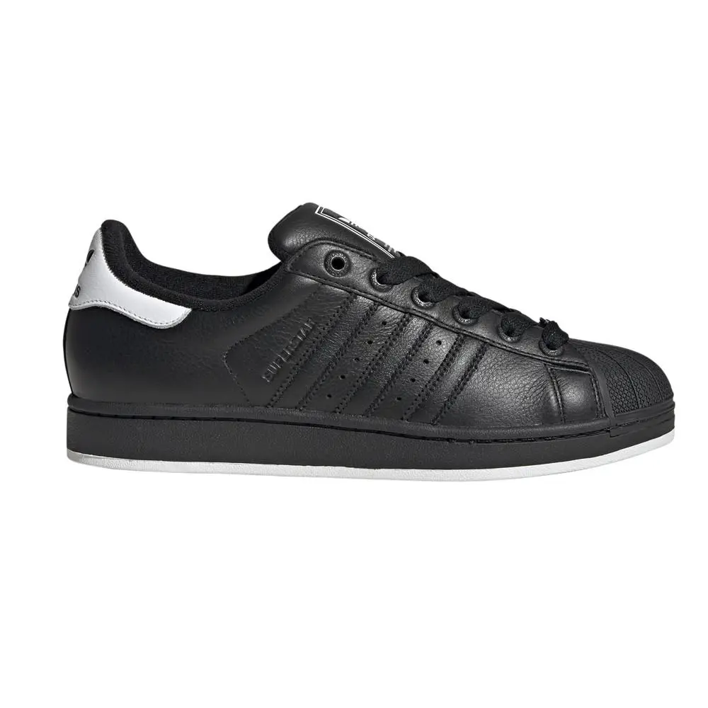 Adidas Superstar Ii Mens Black Sneakers Casual Shoes JR0029 - Black