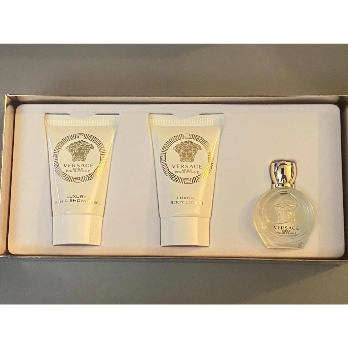 Luxury Versace Bath Body and Parfum 3 Piece Set