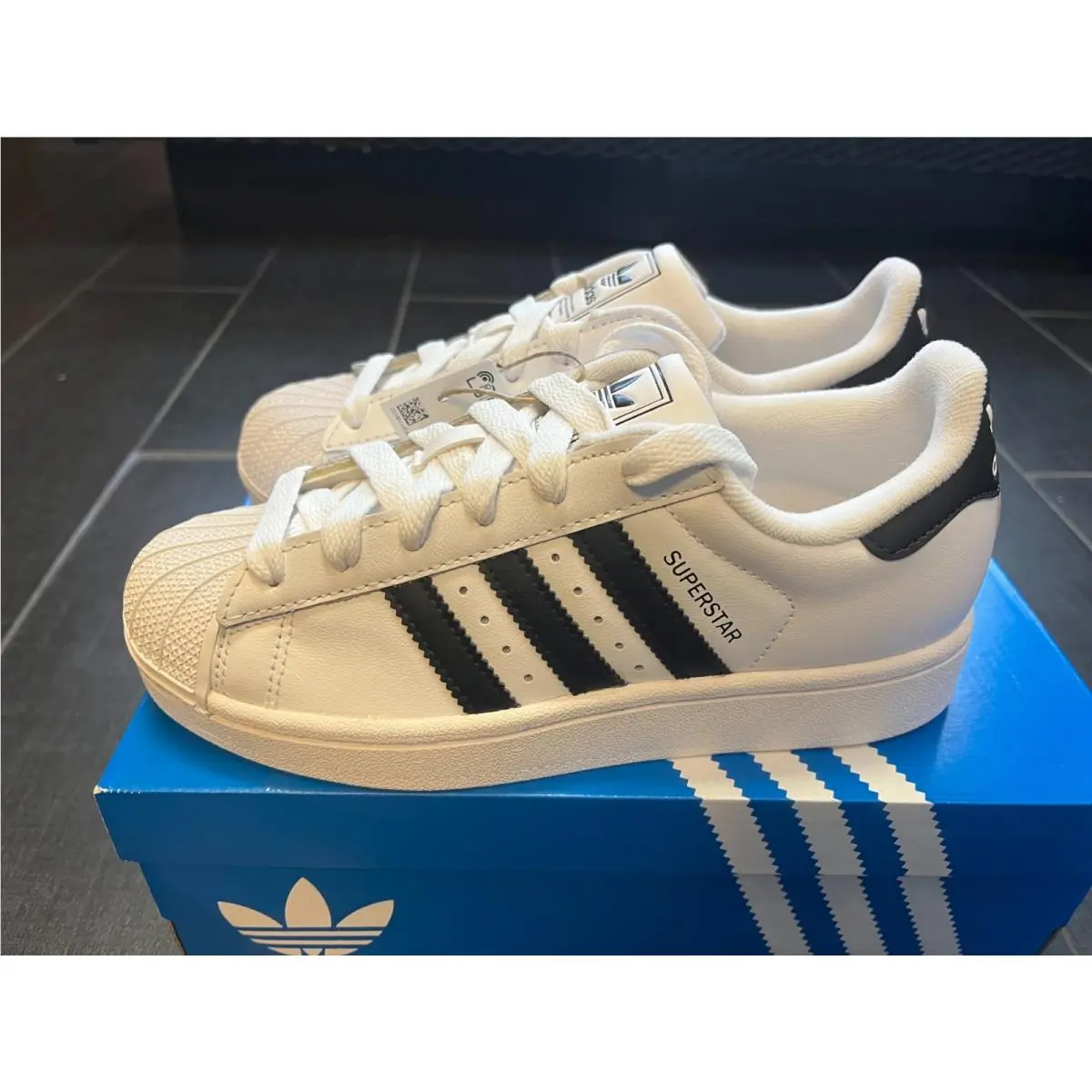 Adidas shoes - WHITE, BLACK 5