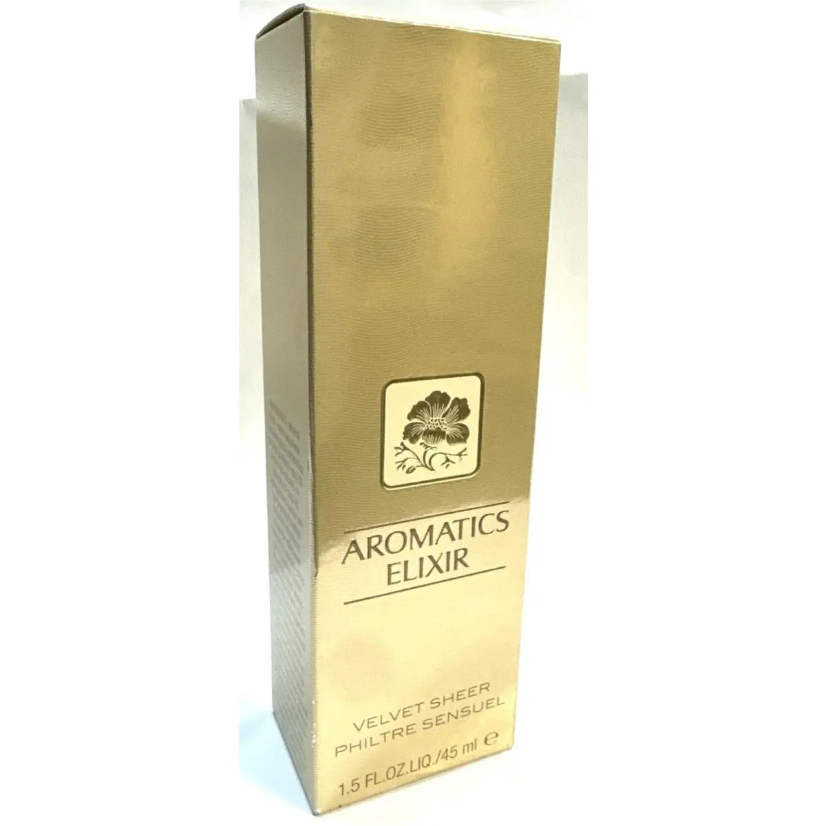 Clinique Aromatics Elixir Velvet Sheer Philtre Sensuel 1.5oz Spray Scuffed Box