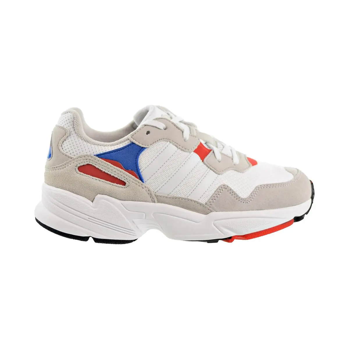 Adidas Yung-96 J Big Kids Shoes Cloud White-crystal White-active Red F35271