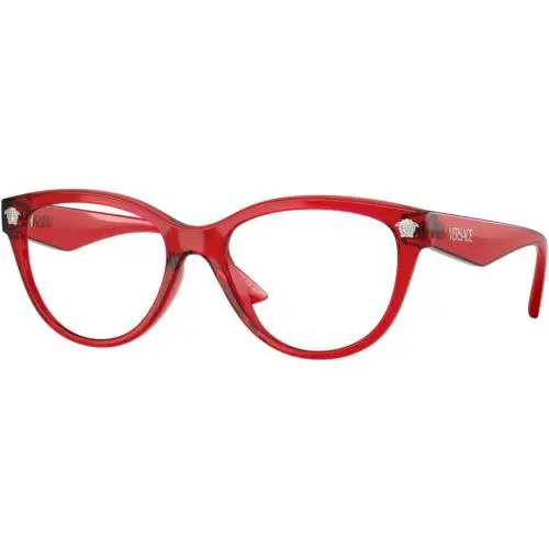 Versace VE3365U 5495 Eyeglasses 52mm Red / Clear Demo Lens
