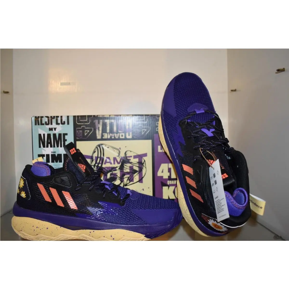 Adidas shoes - adidas Dame 8 - Dame - GZ4626 - Purple 0
