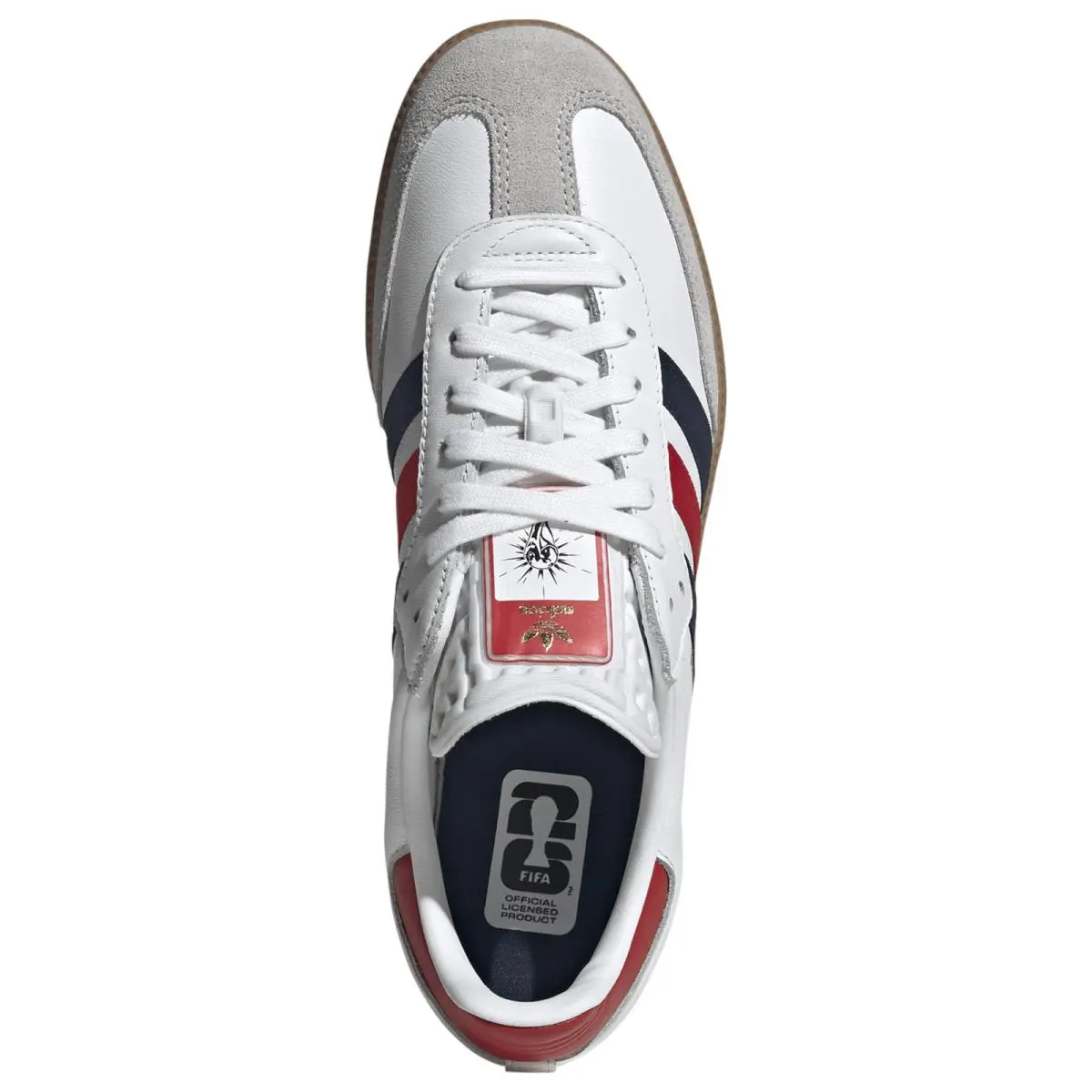 Adidas shoes - White/Blue/Gum 2
