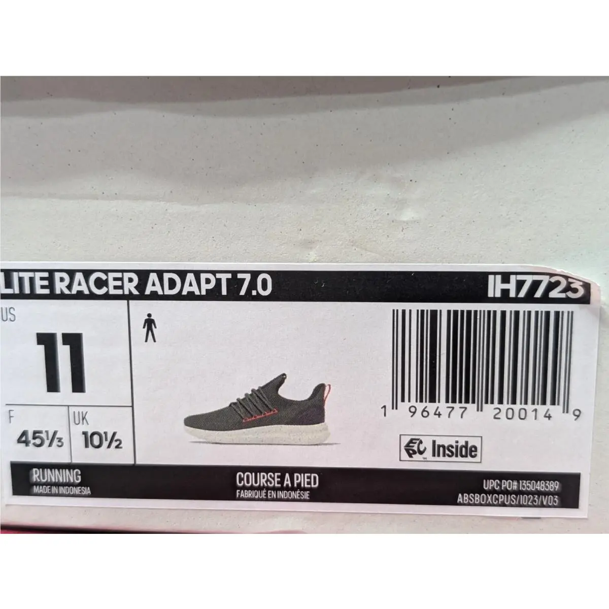 Adidas shoes - adidas Lite Racer Adapt 7.0 - IH7723 - Olive/Crimson 8