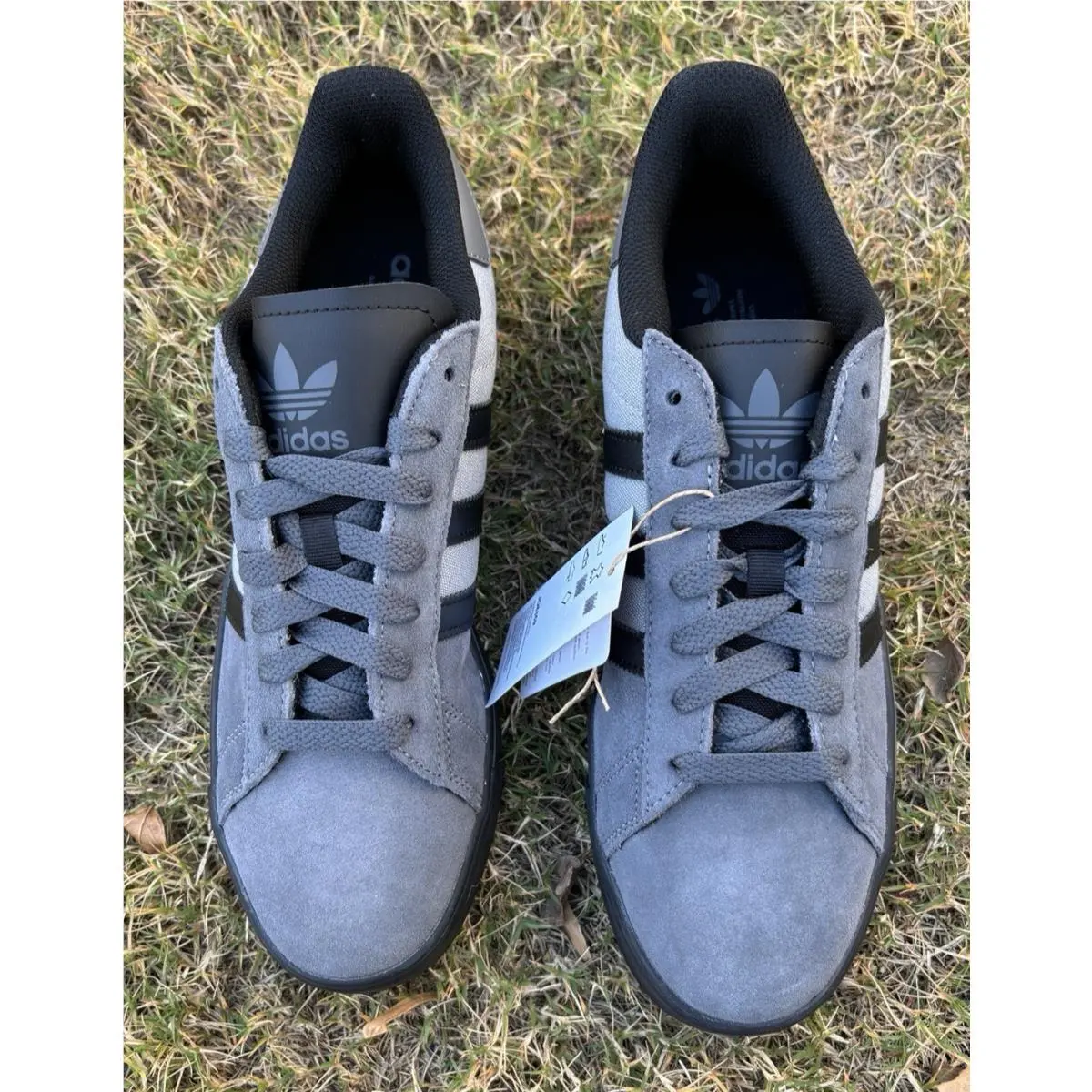 Adidas shoes - Adidas Campus Vulc Grey Black - JQ6359 - Gray 14