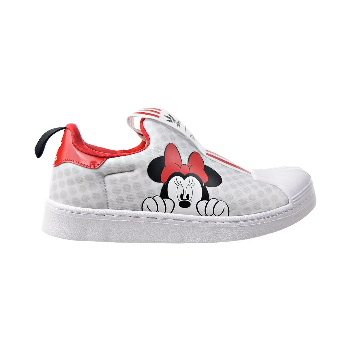 Adidas Superstar 360 X C Minnie Mouse Little Kids` Shoes White-scarlet FX4900 - White-Scarlet-Black