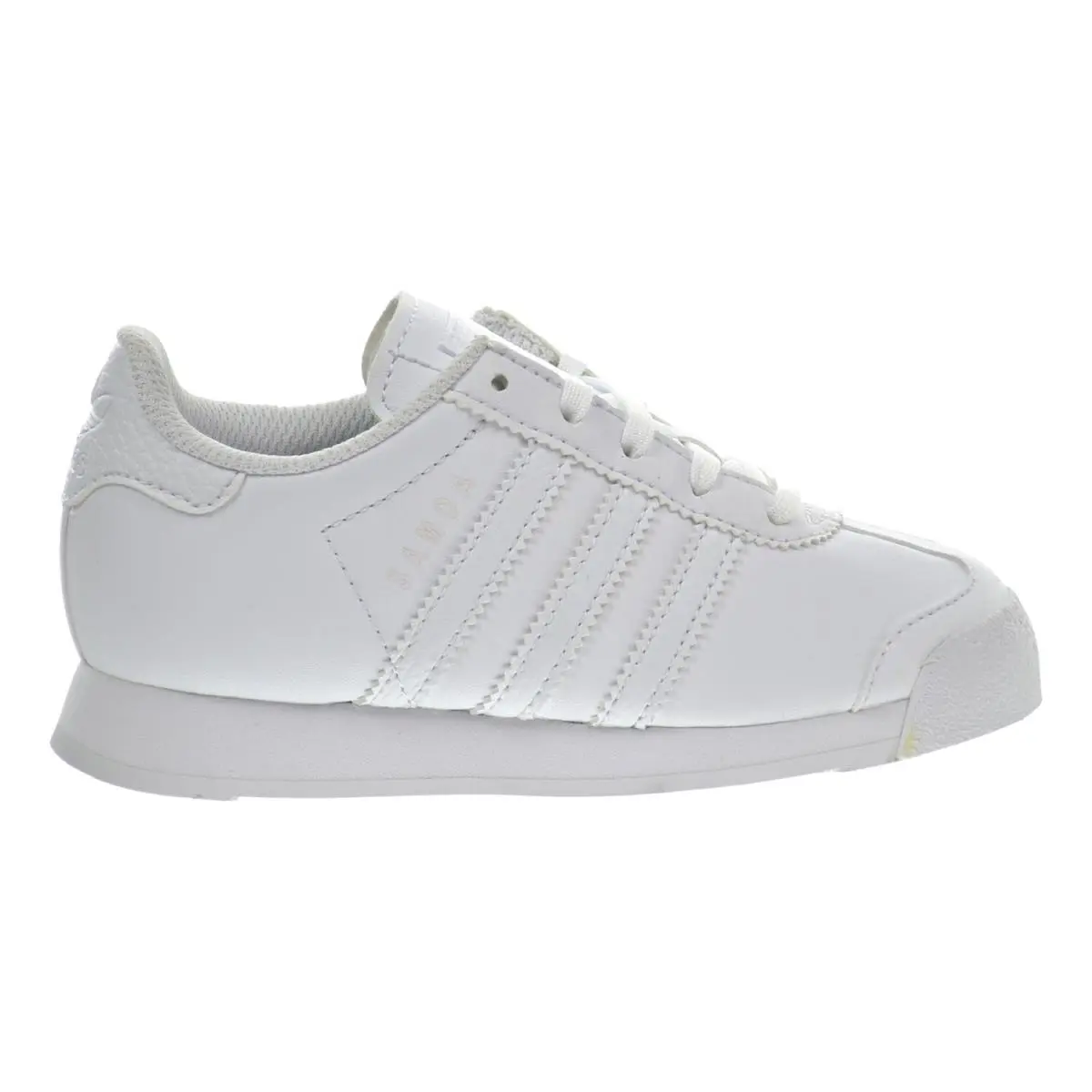 Adidas Samoa C Little Kid`s Shoes White-white-clear Grey aq7921