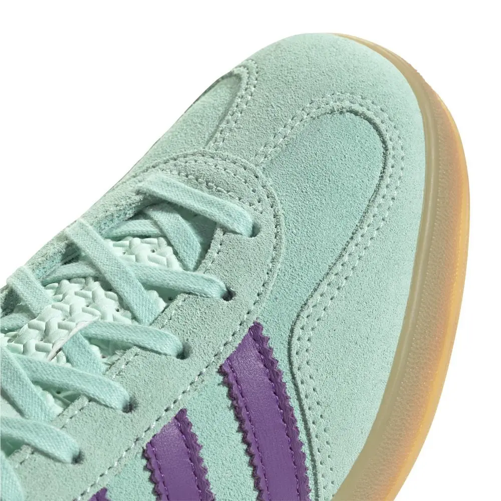 Adidas shoes - adidas Gazelle Indoor Lace Up - JQ0192 - Green 4