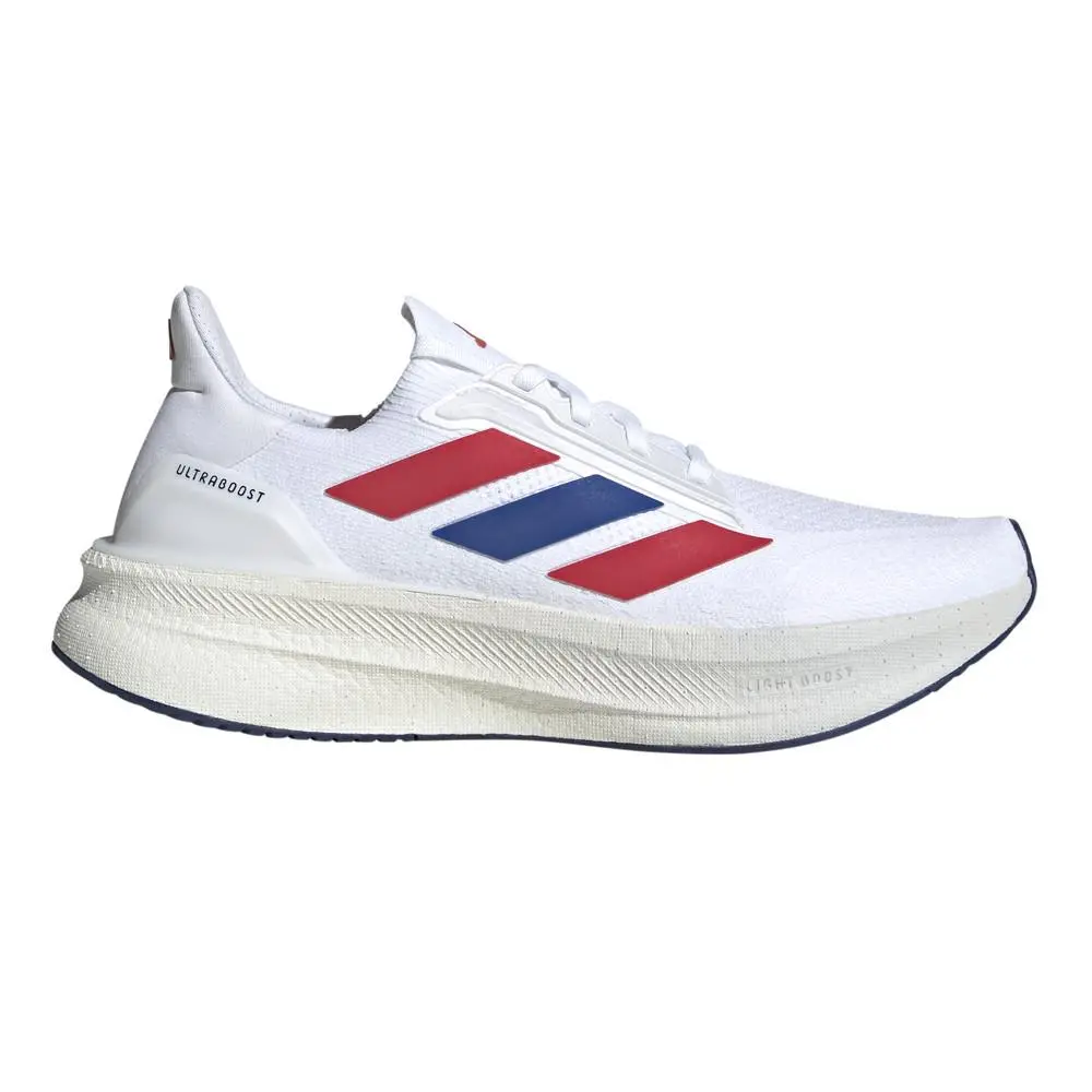 Adidas Ultraboost Ultra Boost 5X Running Mens White Sneakers Athletic Shoes JH9