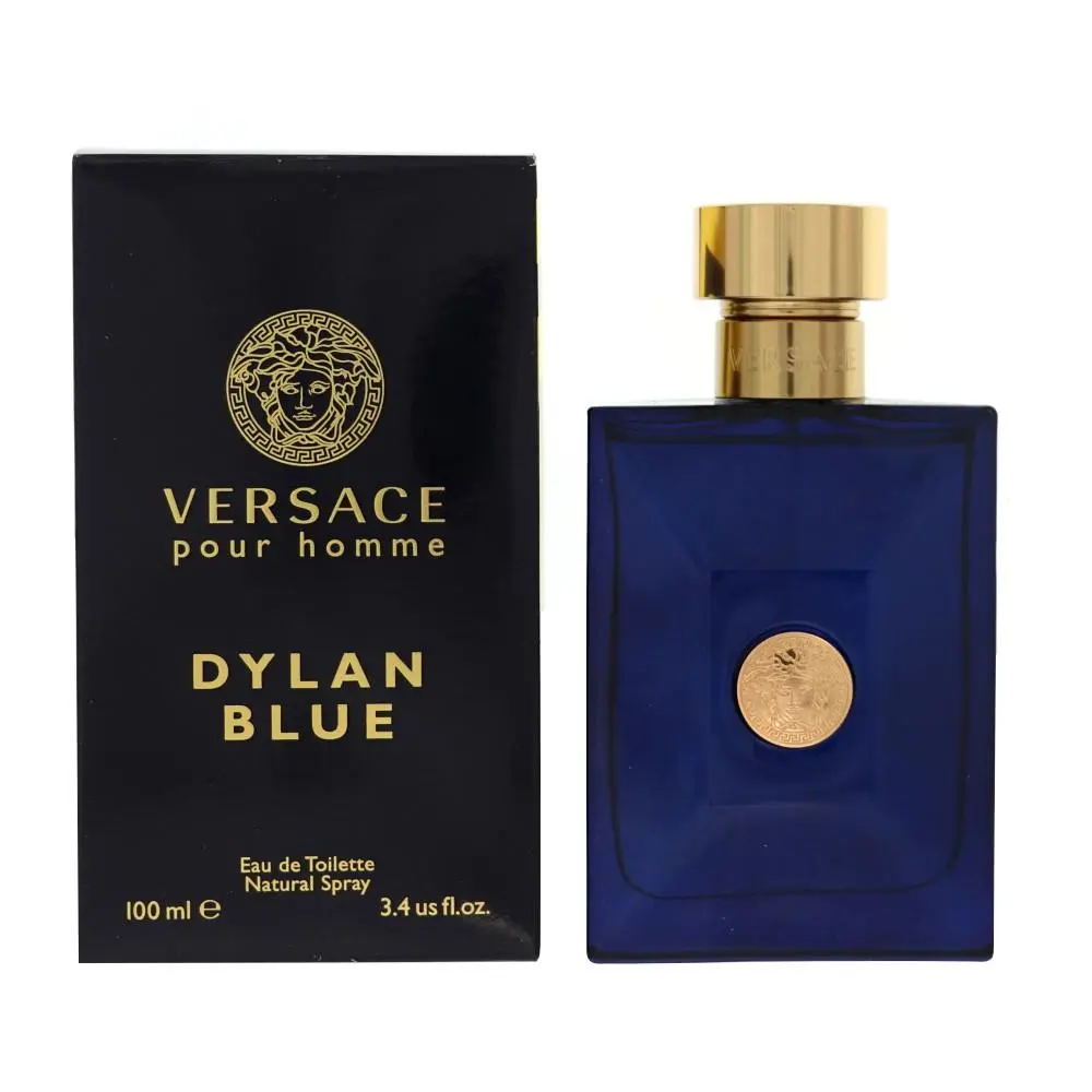 Dylan Blue by Versace Box For Men 3.4 Oz Eau De Toilette Spray