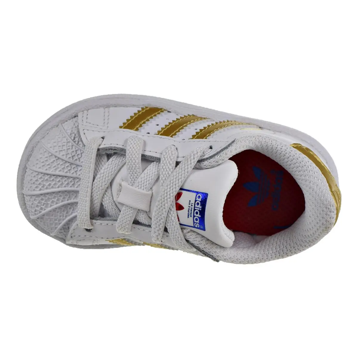 Adidas shoes - b39401 - b39401 - White-Metallic Gold-Blue-Scarlet 3