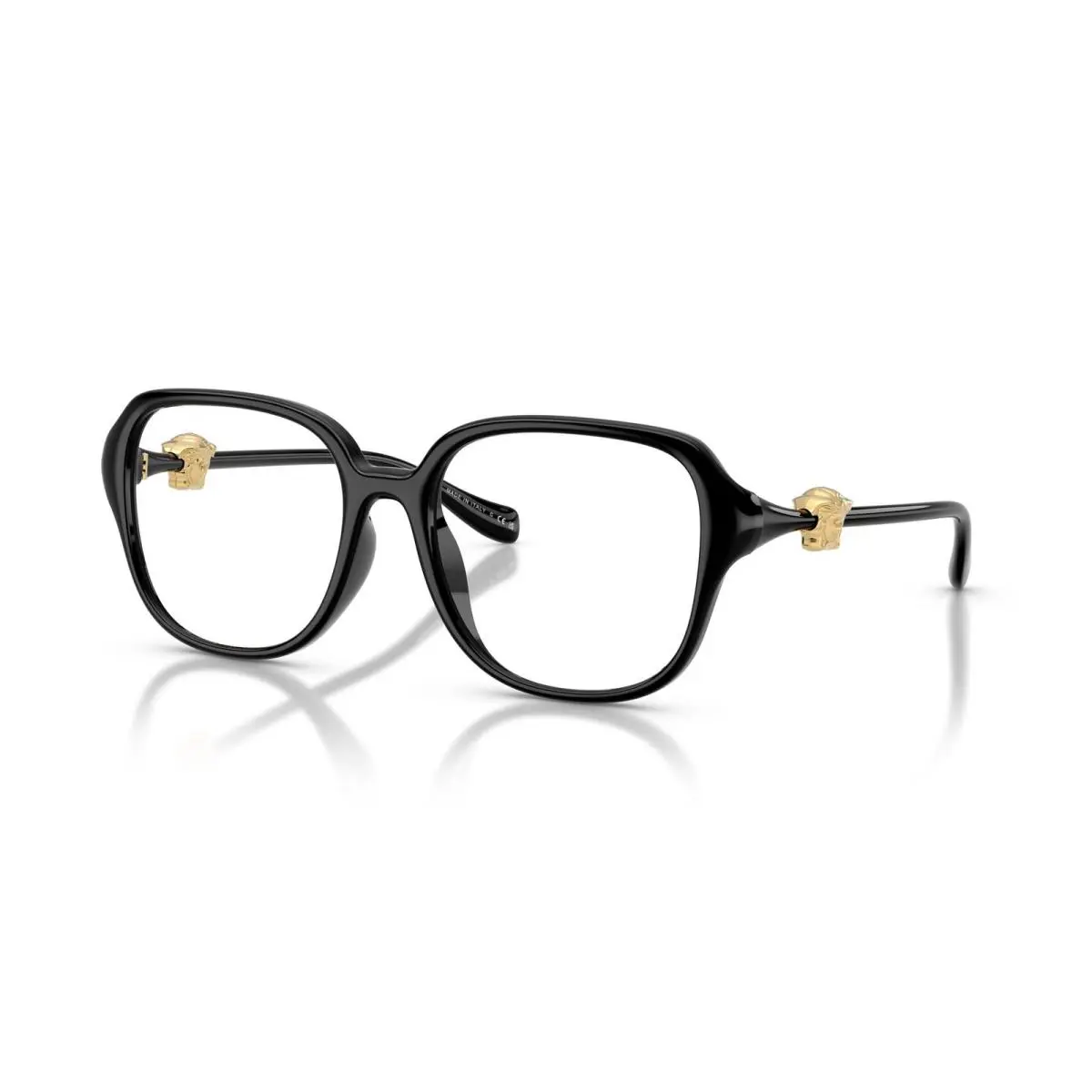 Versace VE3386D GB1 Eyeglasses 55mm Black / Clear Demo Lens