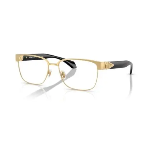 Versace VE1306 1002 Black Gold Men`s 57 mm Eyeglasses Optical Frame