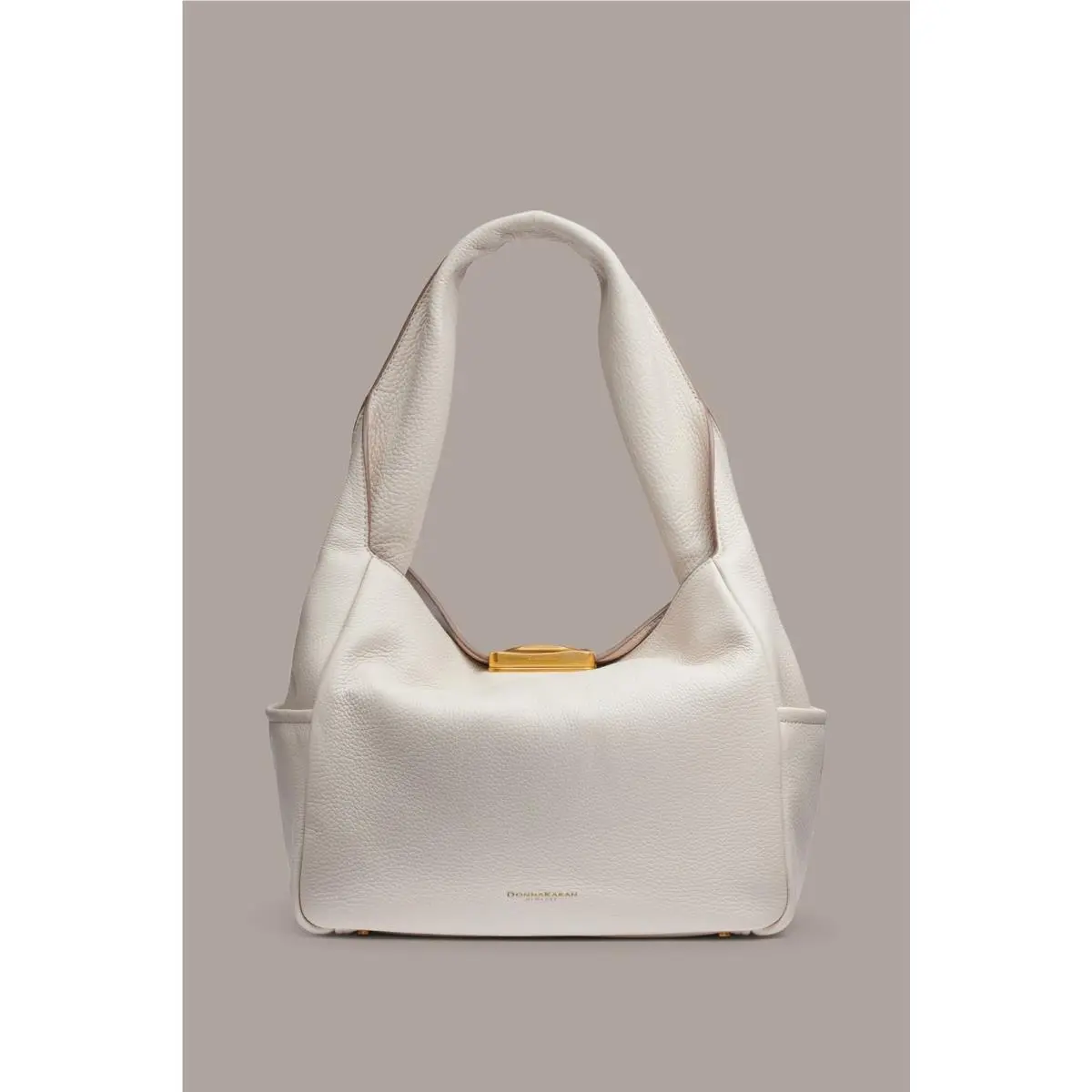 Donna Karan New York Amagansett Soft-rolled Leather Shoulder Bag Sand