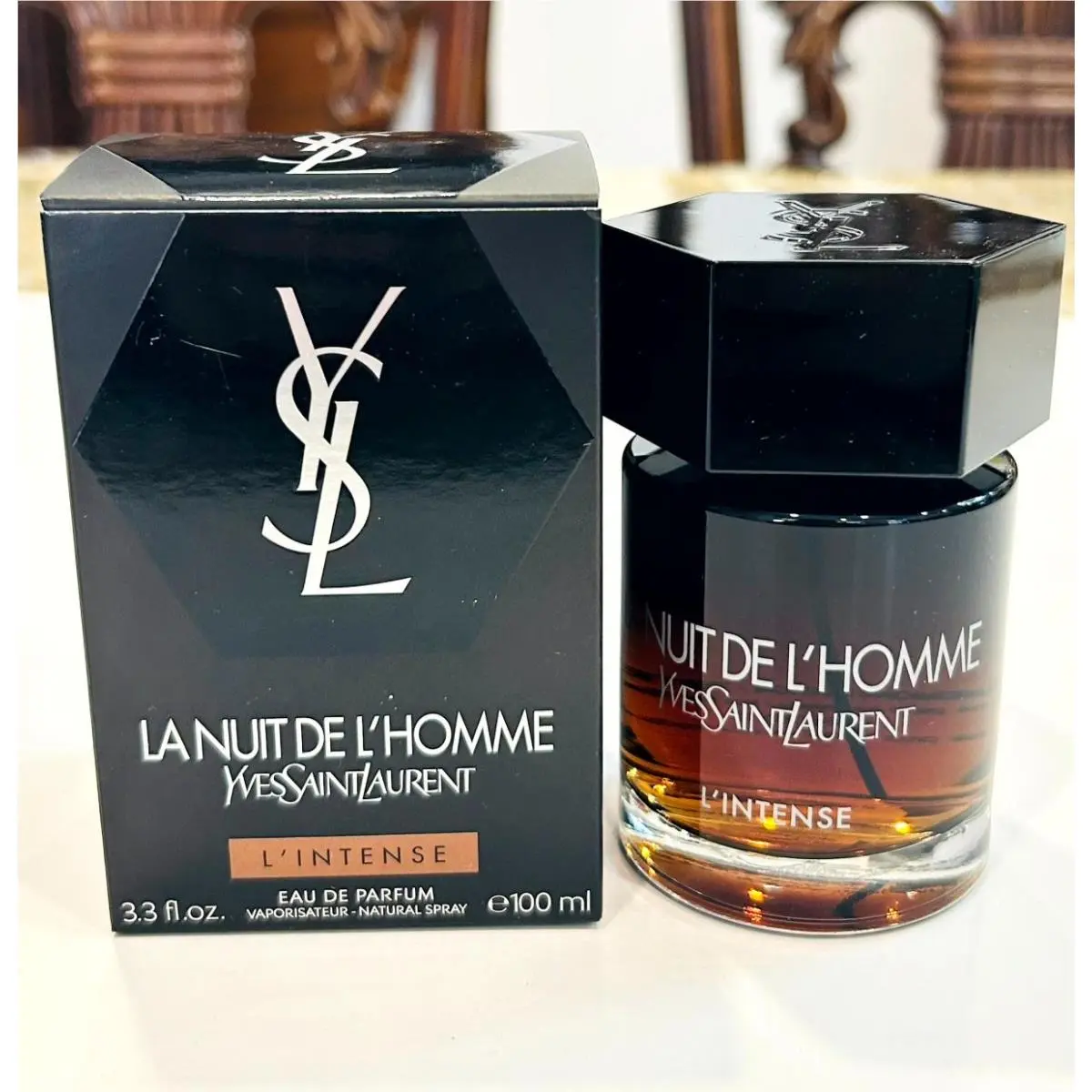 La Nuit De L`homme L`intense 3.3 oz Men`s Eau de Parfum by Yves Saint Laurent