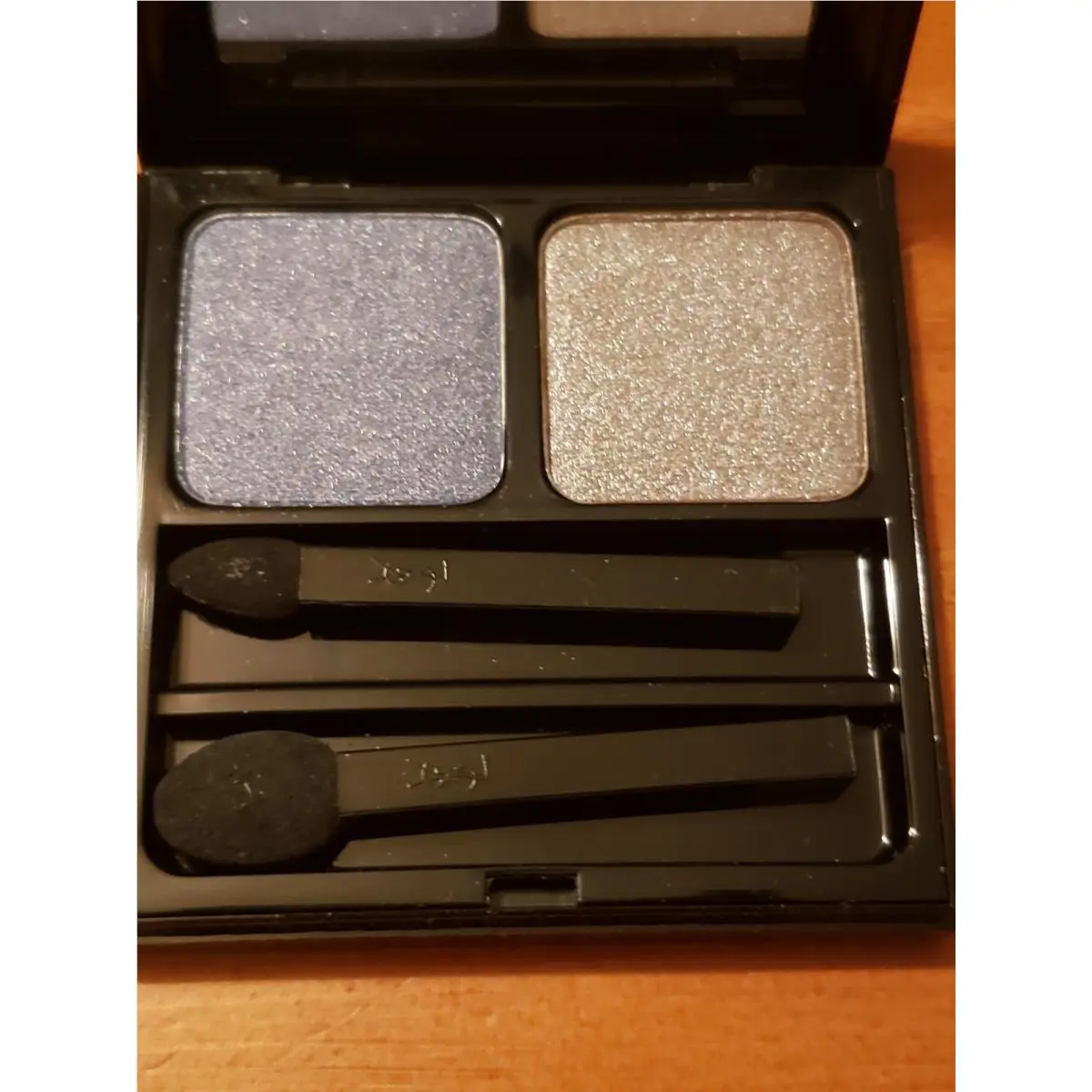 Ysl Ombre Vibration Eye Shadow Duo 27 Steel Blue -silver Mist by Yves Saint Laurent