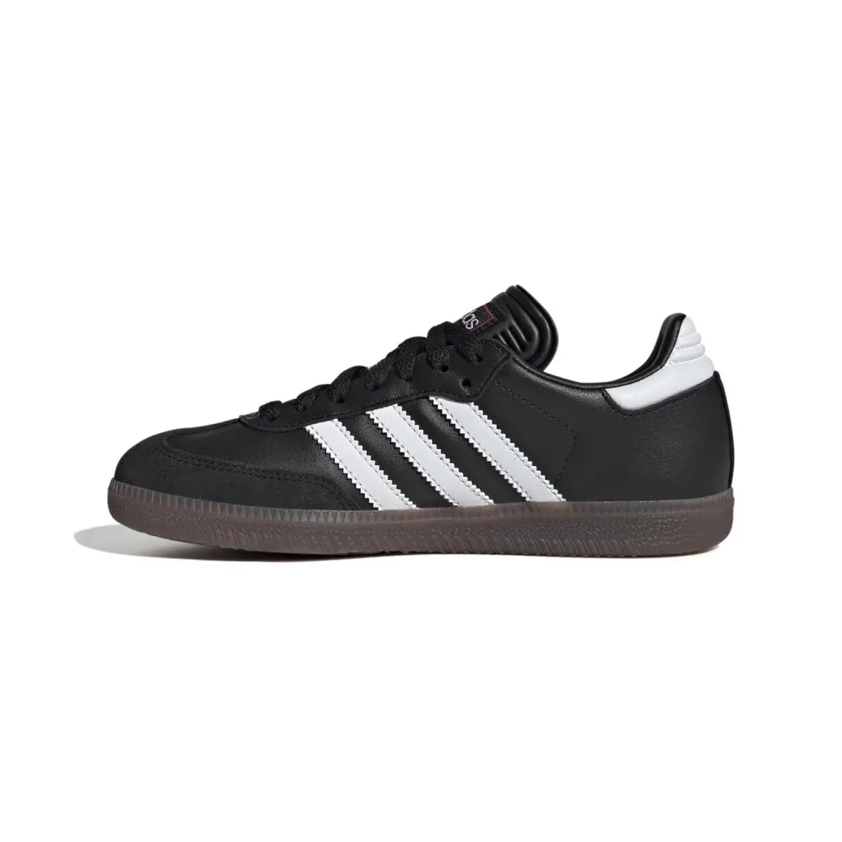 Adidas Samba Indoor Kids Unisex Sneaker Black White Gum Sole Size 4 Big Kid - Black/White/Gum