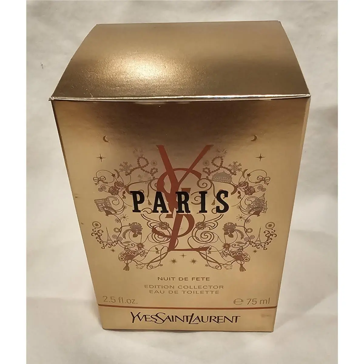 Very Rare Limited Collector Paris Eau de Toilette  2.5 Oz Ysl by Yves Saint Laurent