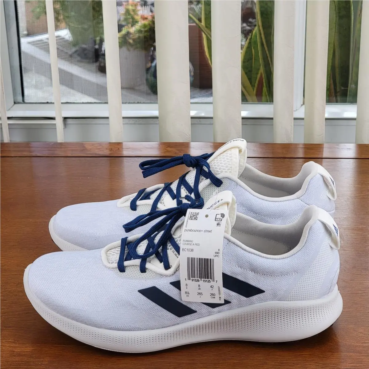 Adidas shoes - adidas Purebounce+ - BC1038 - White / Navy (UPC: 191529151141) 3